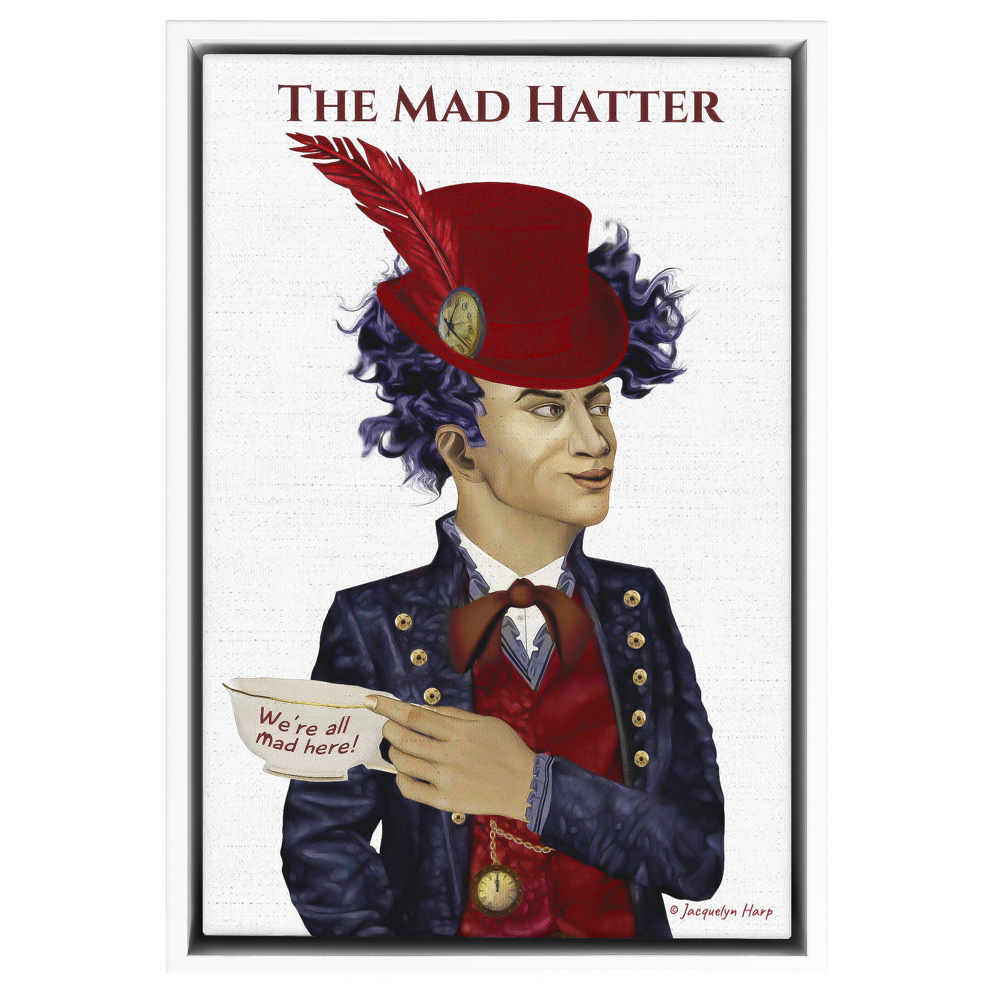 The Mad Hatter - Framed Art