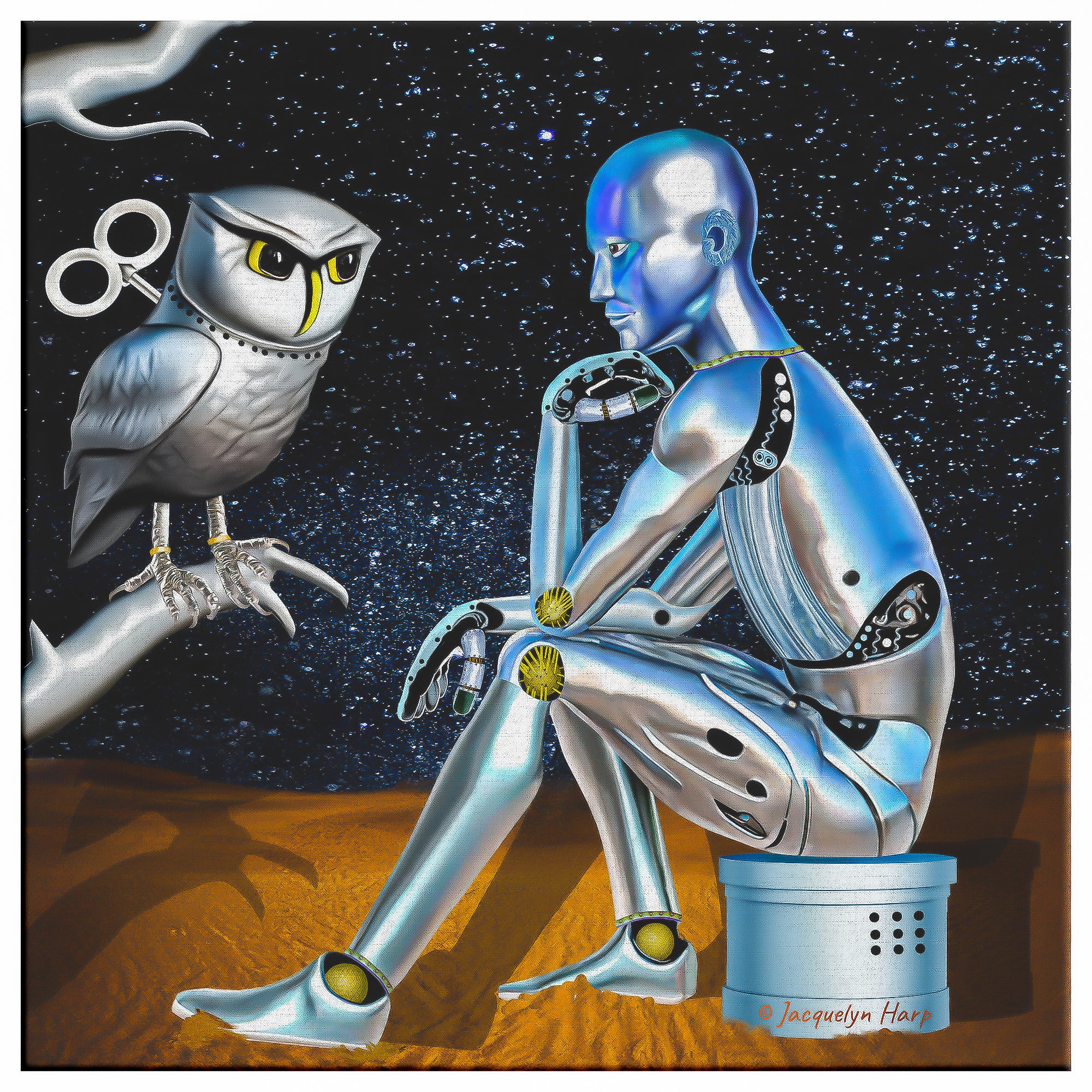 The Thinker 2.0 - Canvas Art