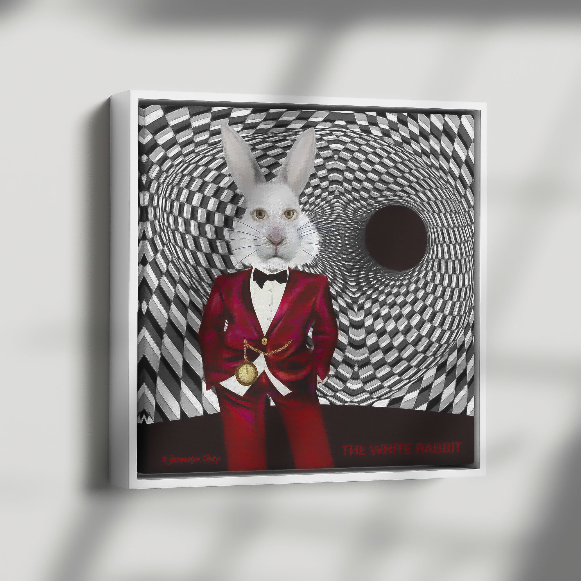 The White Rabbit - Framed Art