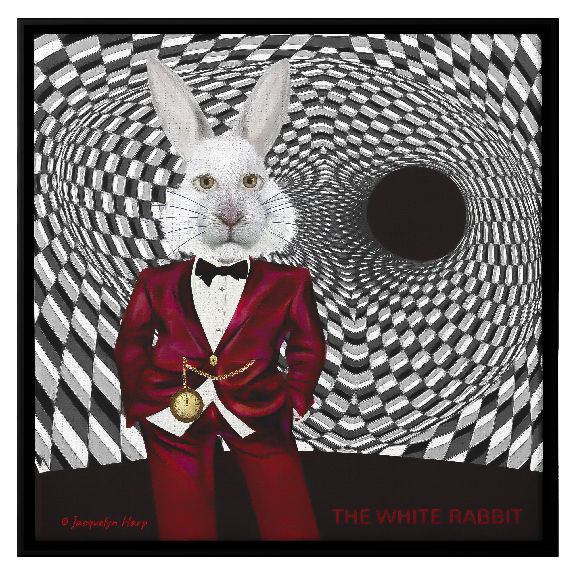 The White Rabbit - Framed Art