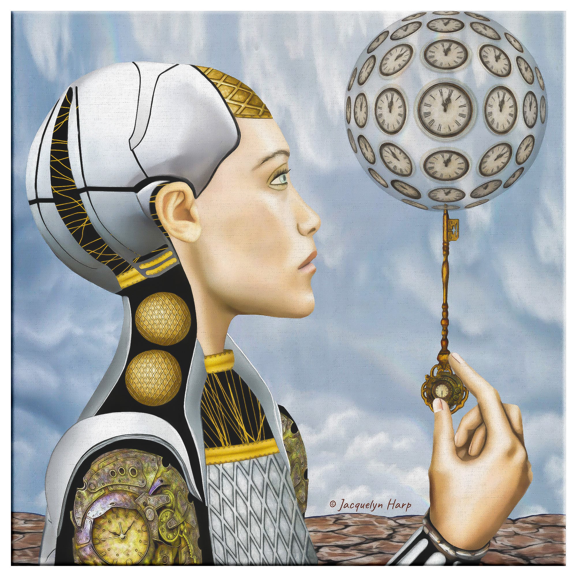 Time Is Circular - Canvas Art