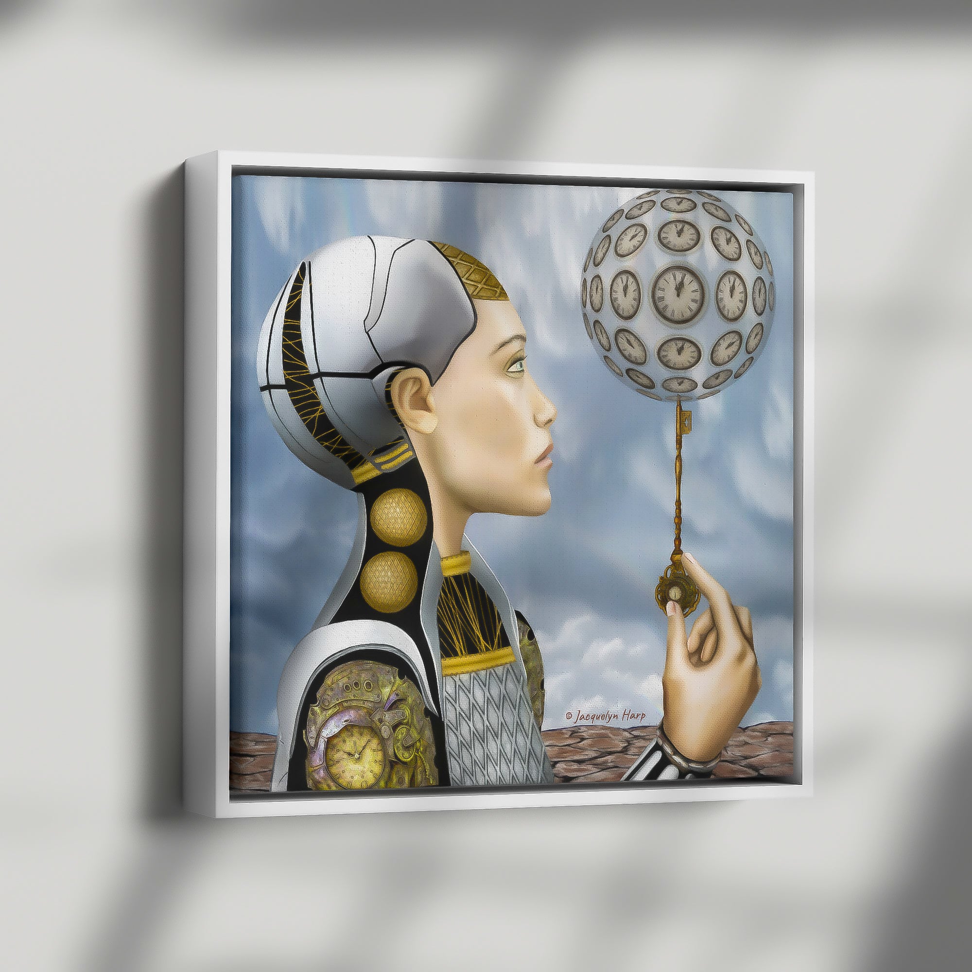 Time Is Circular - Framed Art