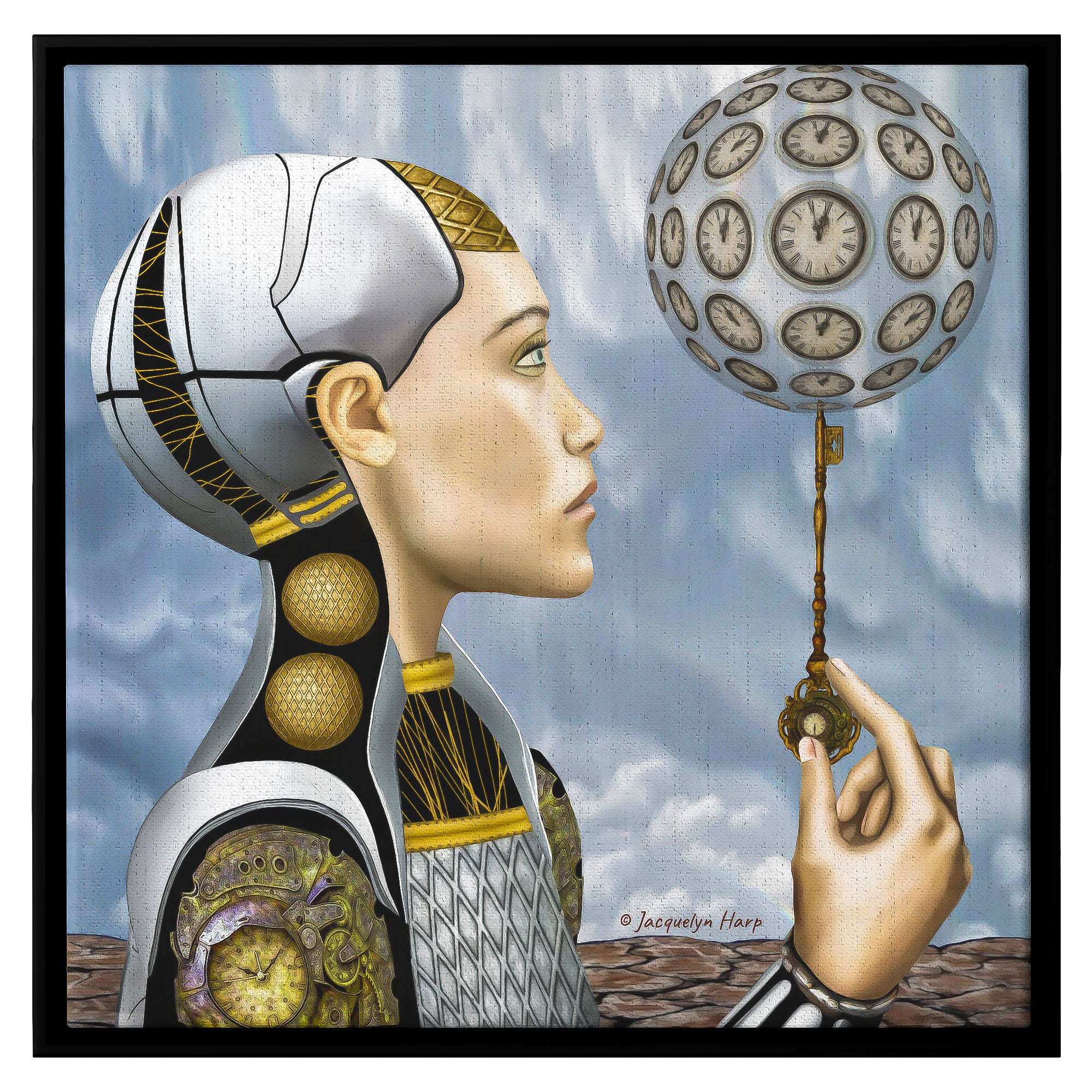 Time Is Circular - Framed Art