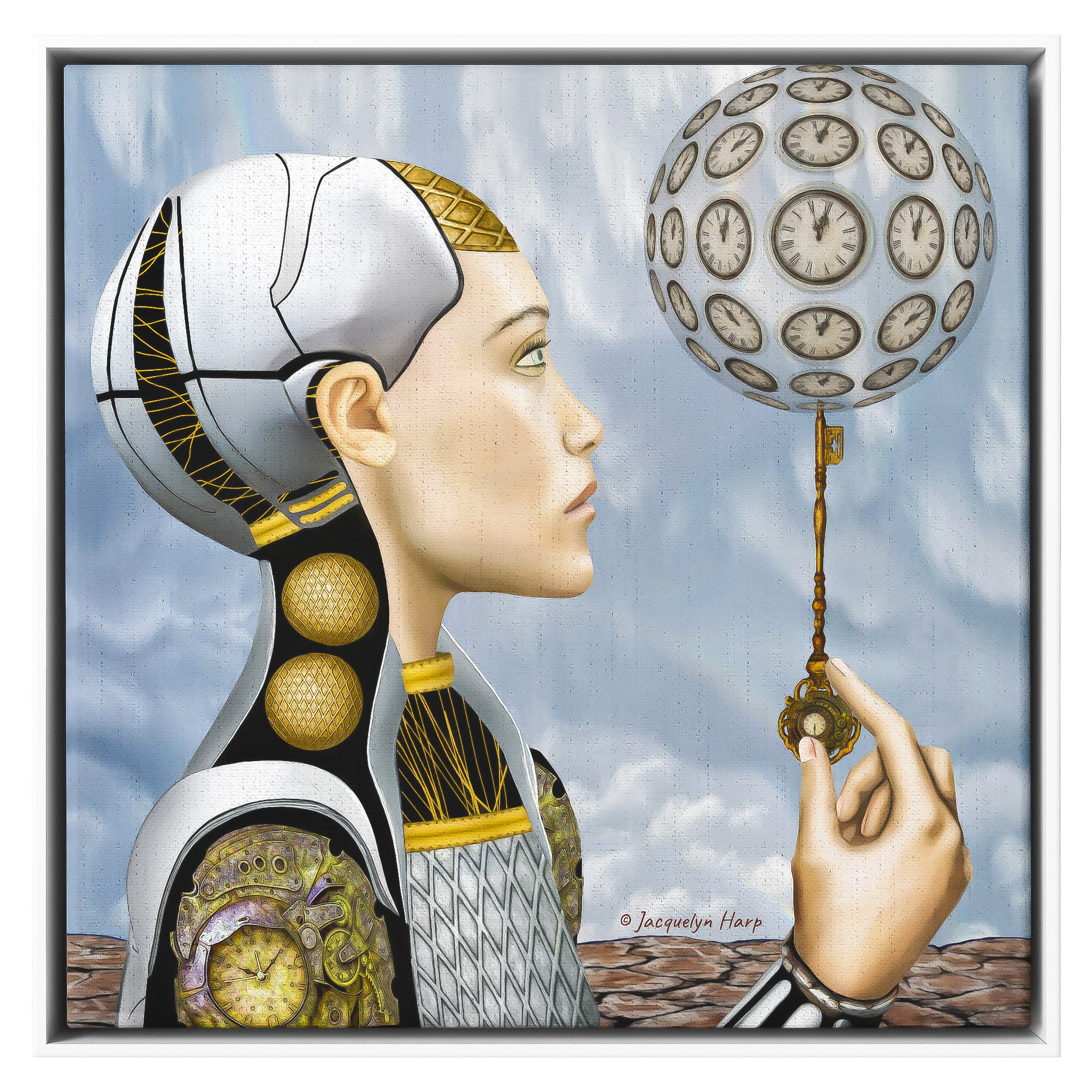 Time Is Circular - Framed Art