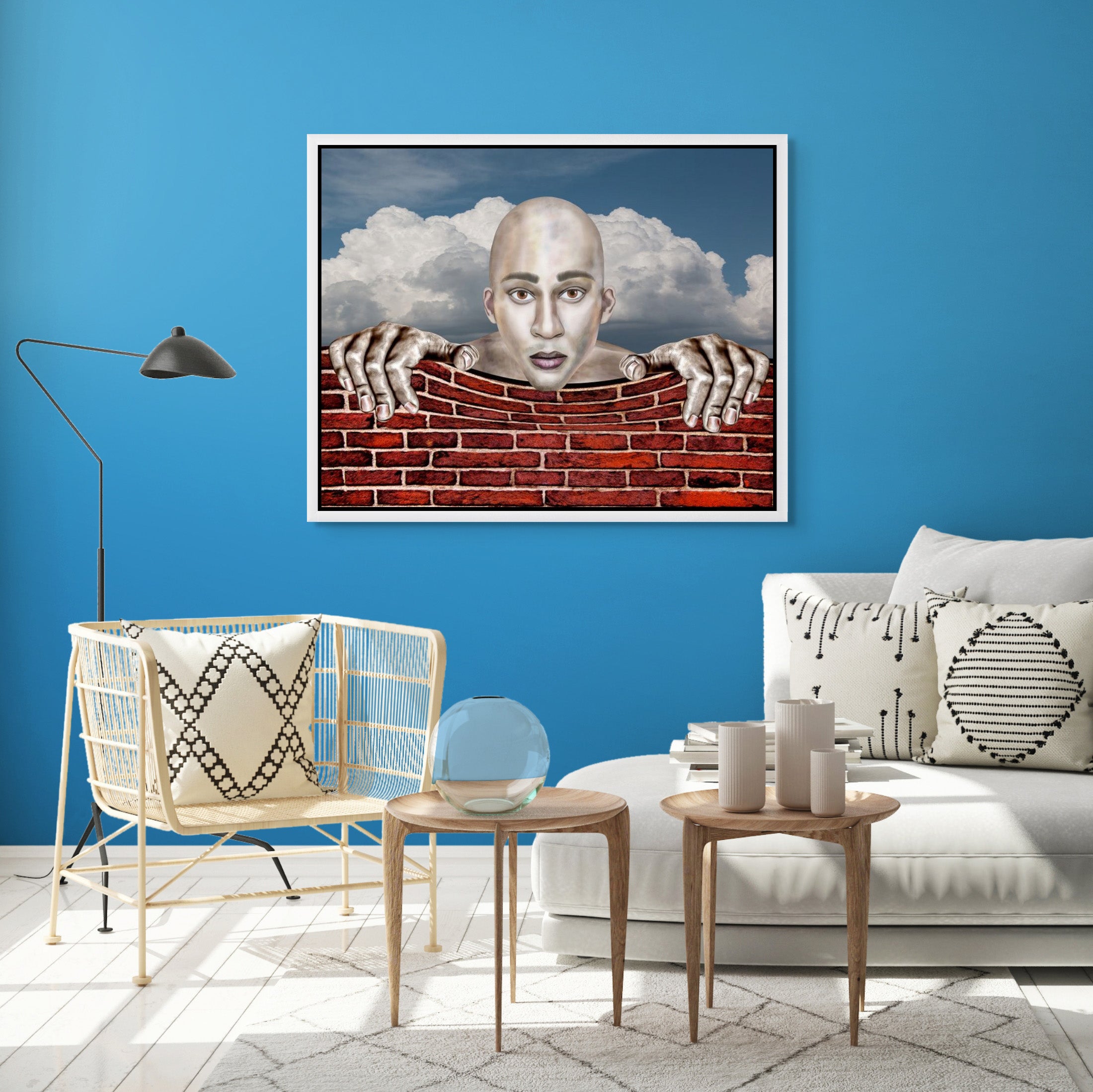 Wall Watching - Framed Art