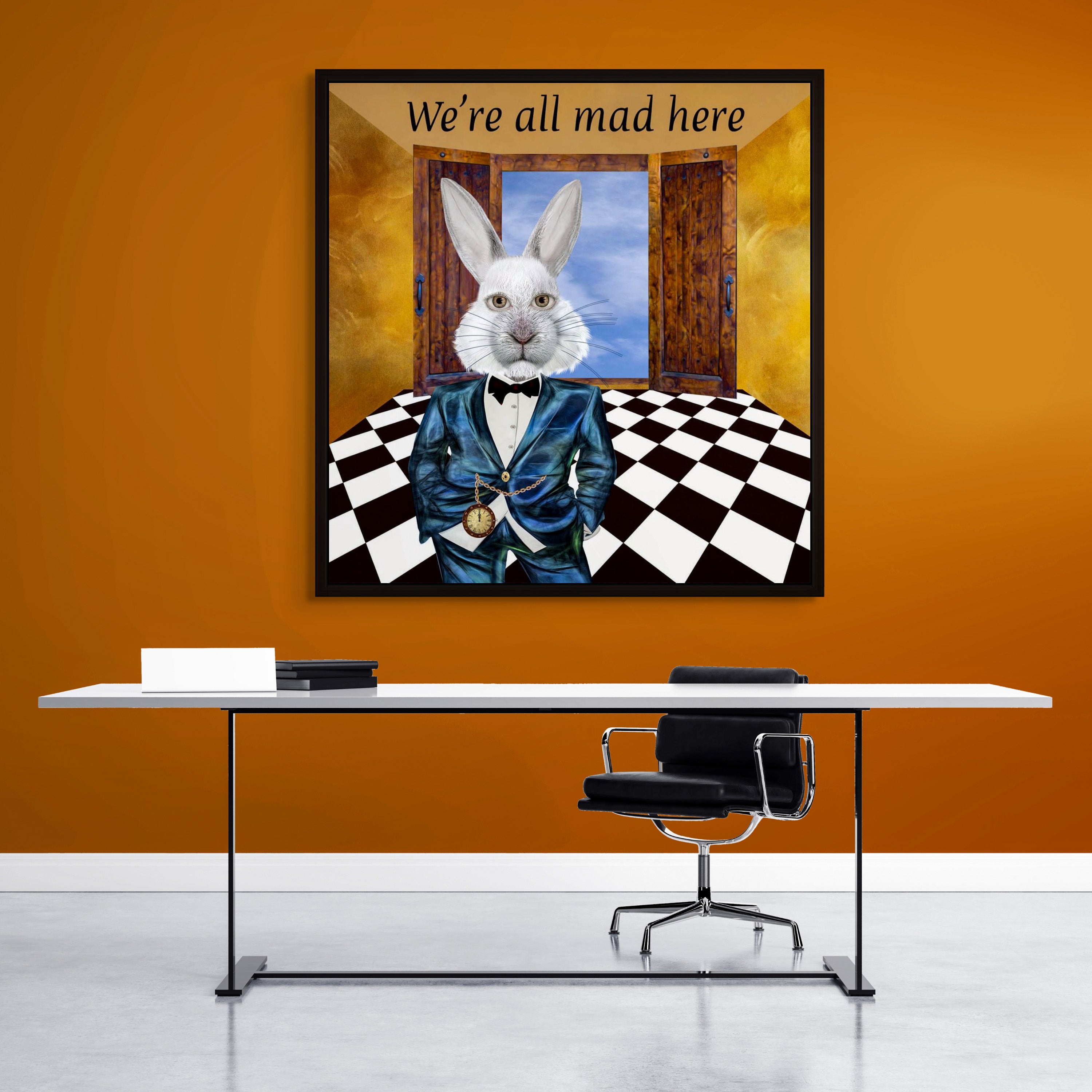 We're All Mad Here - Canvas Art