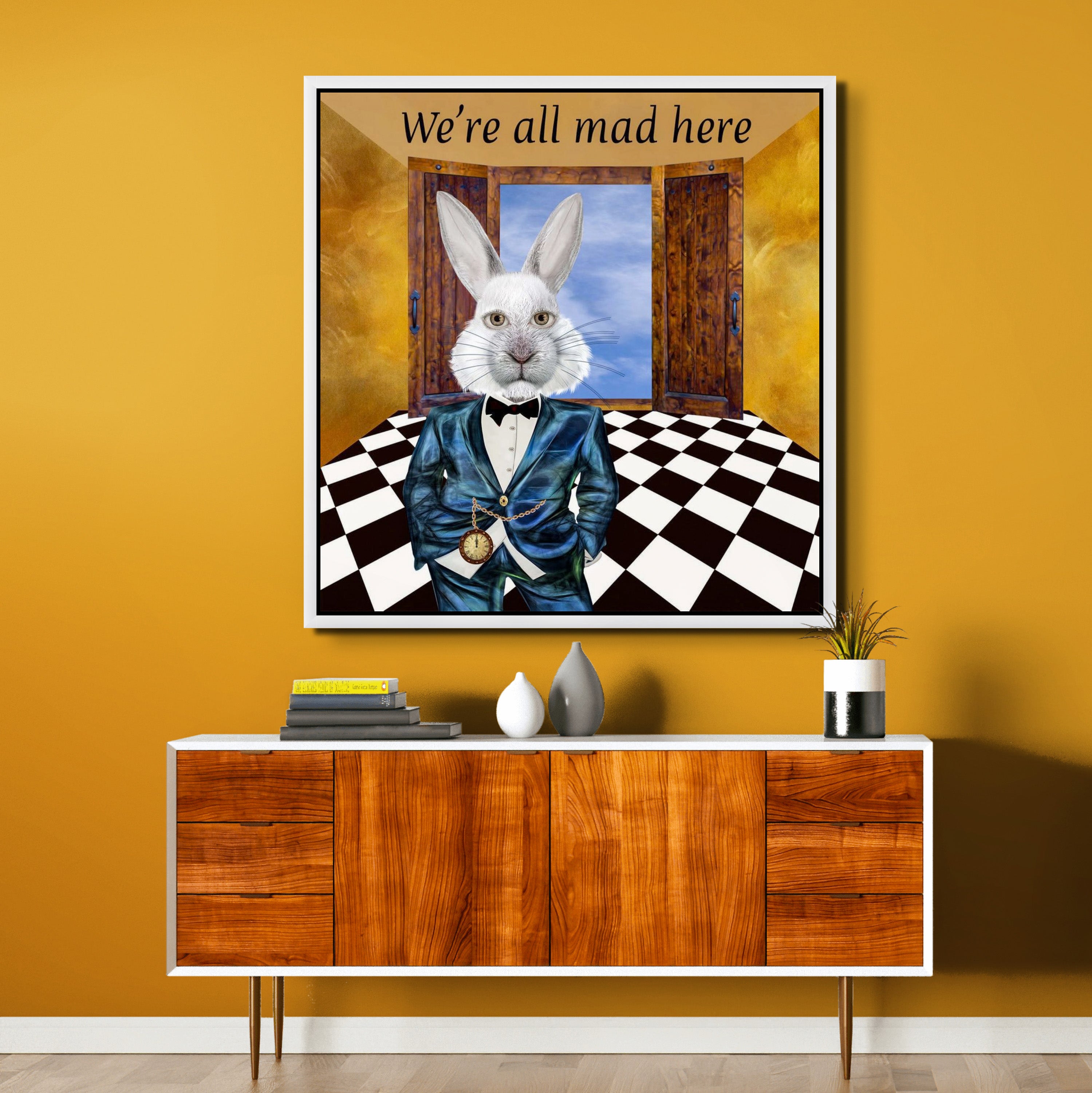 We're All Mad Here - Canvas Art