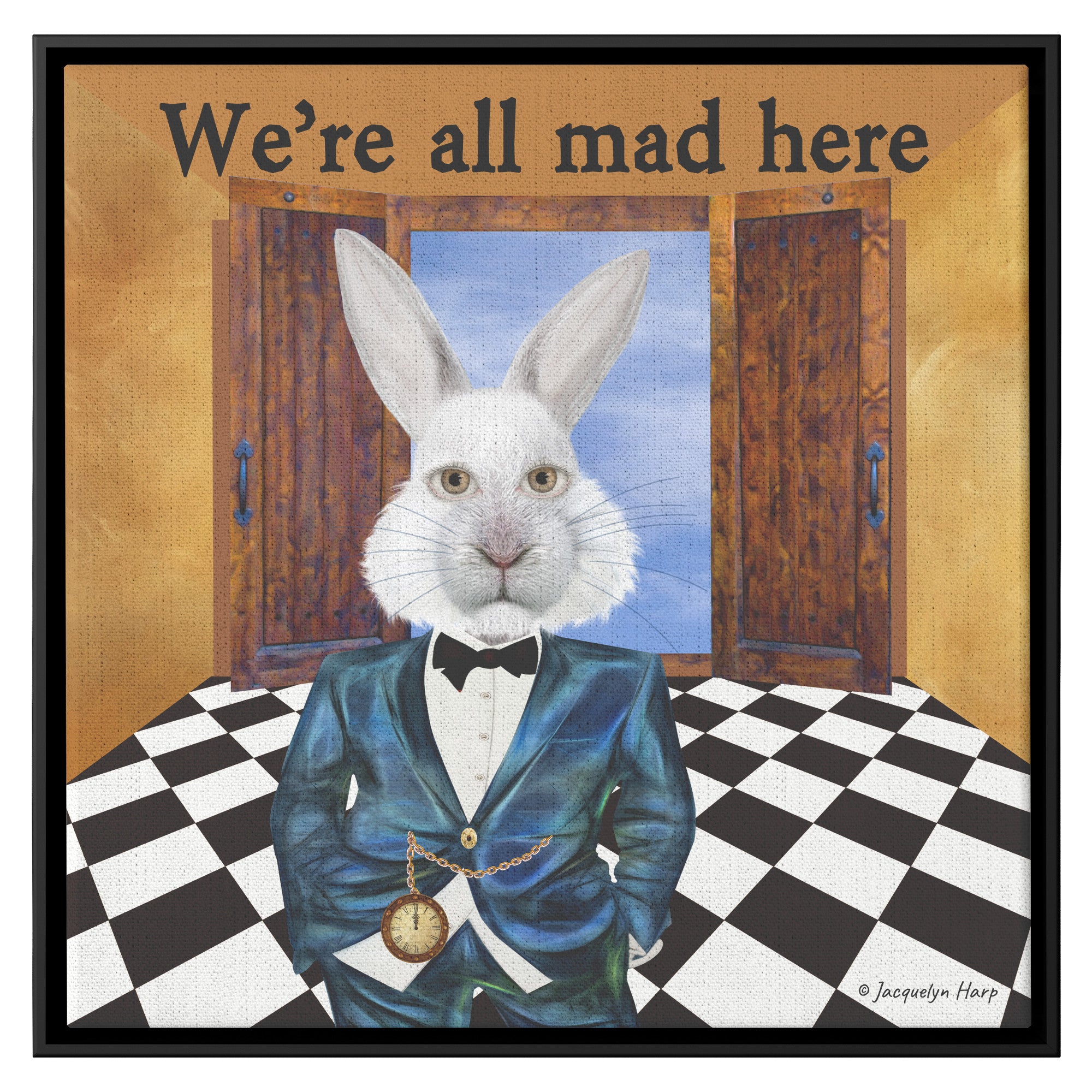 We're All Mad Here - Framed Art
