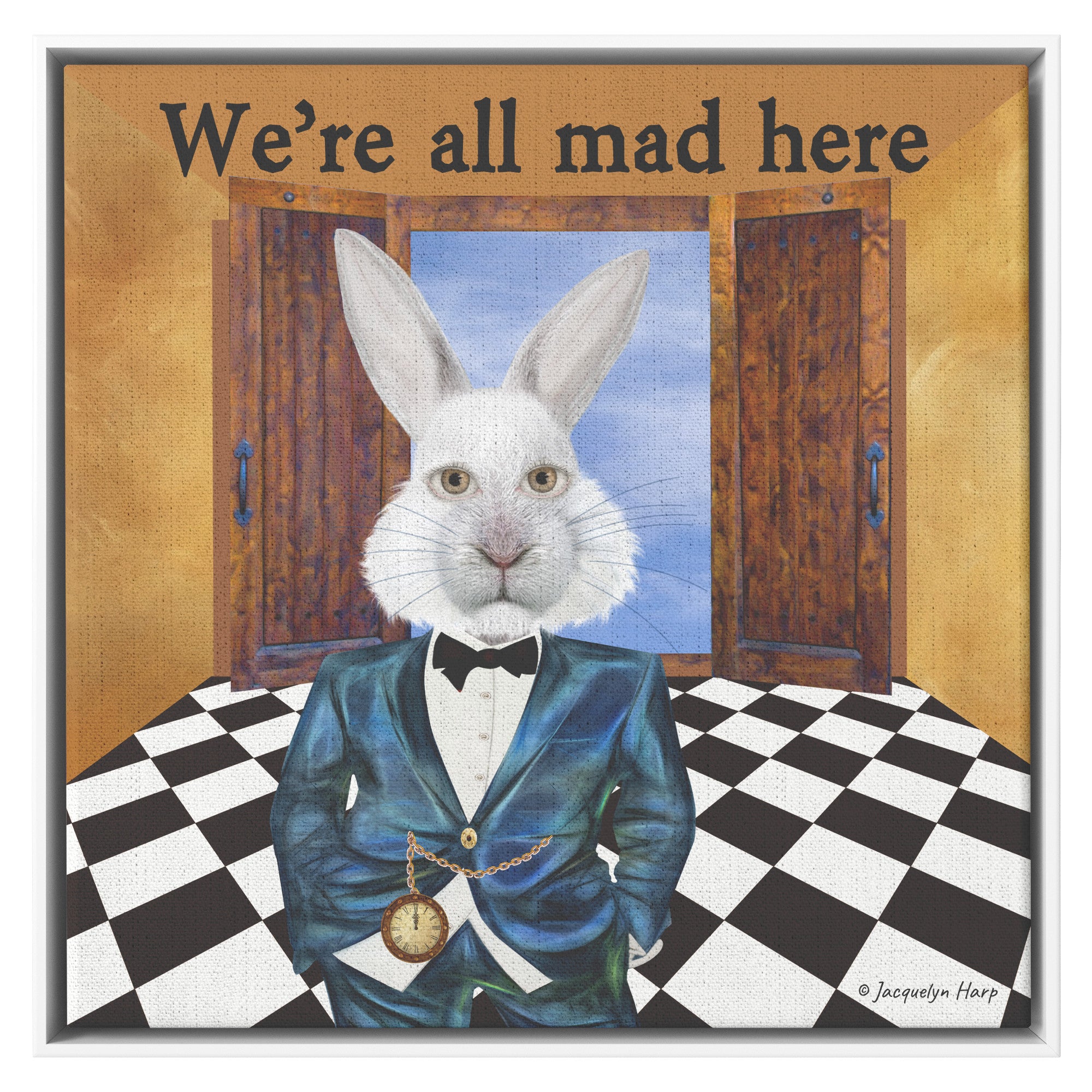 We're All Mad Here - Framed Art