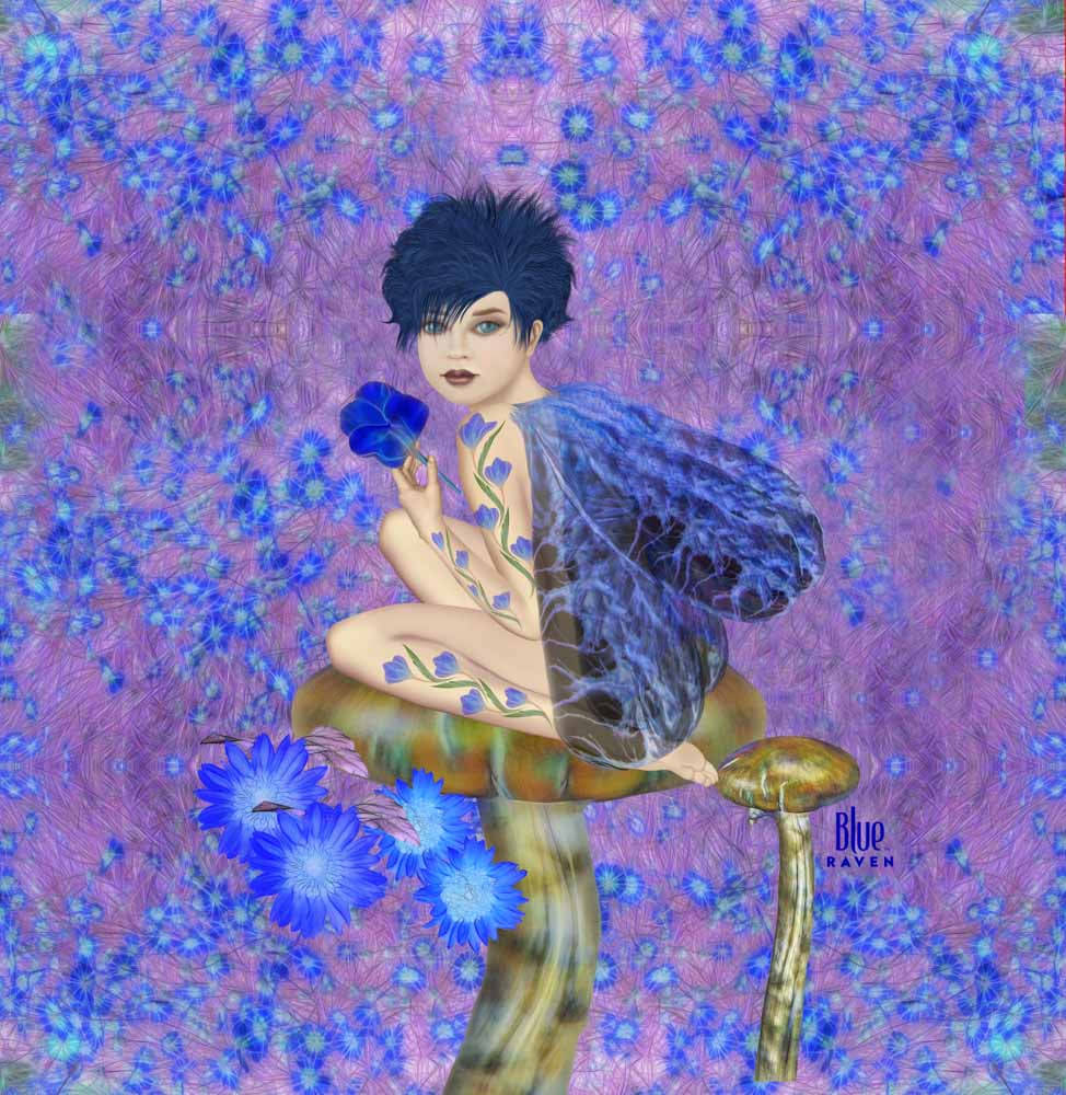 Blue Fairy - tote