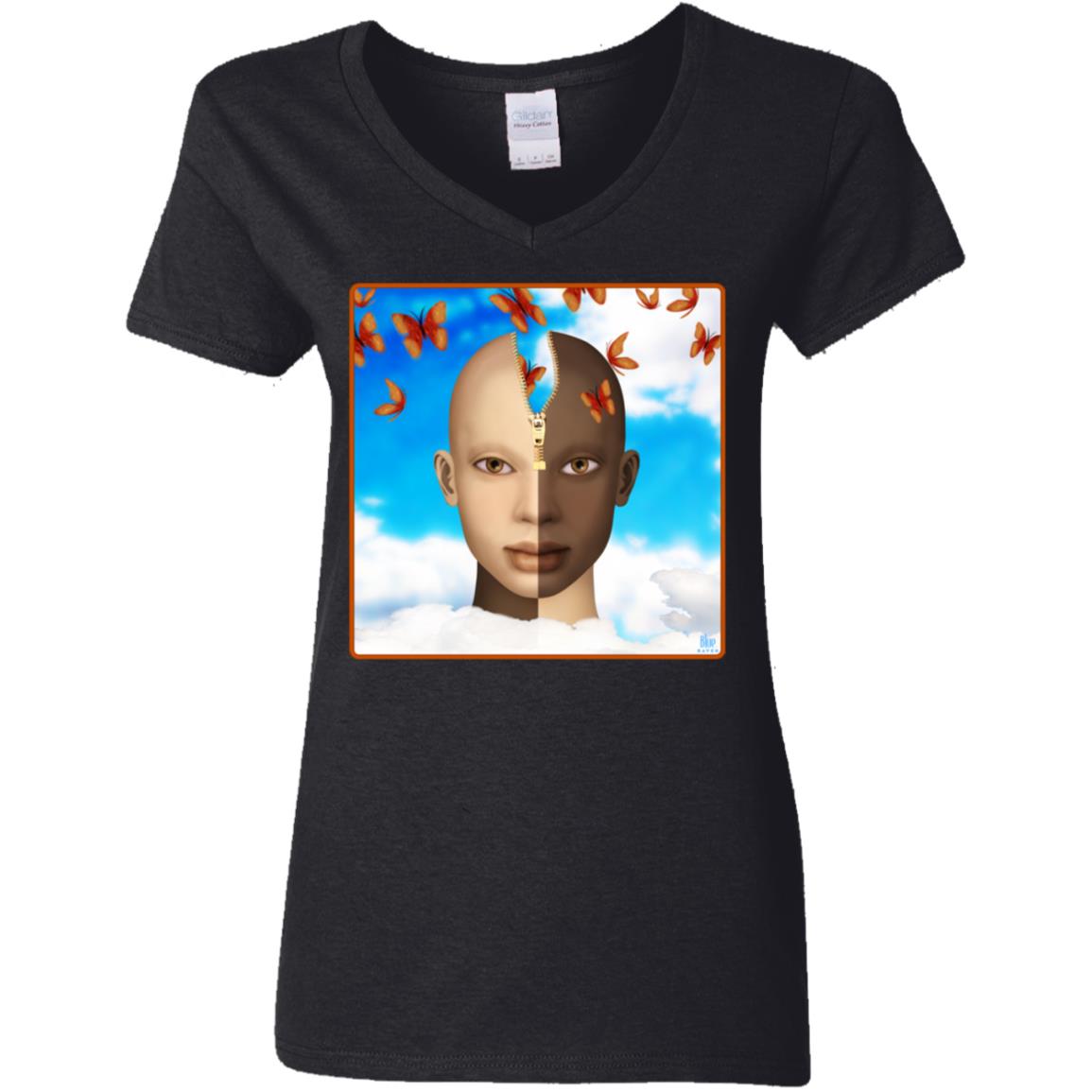 Color Of Our Thoughts - Women's V-Neck T Shirt