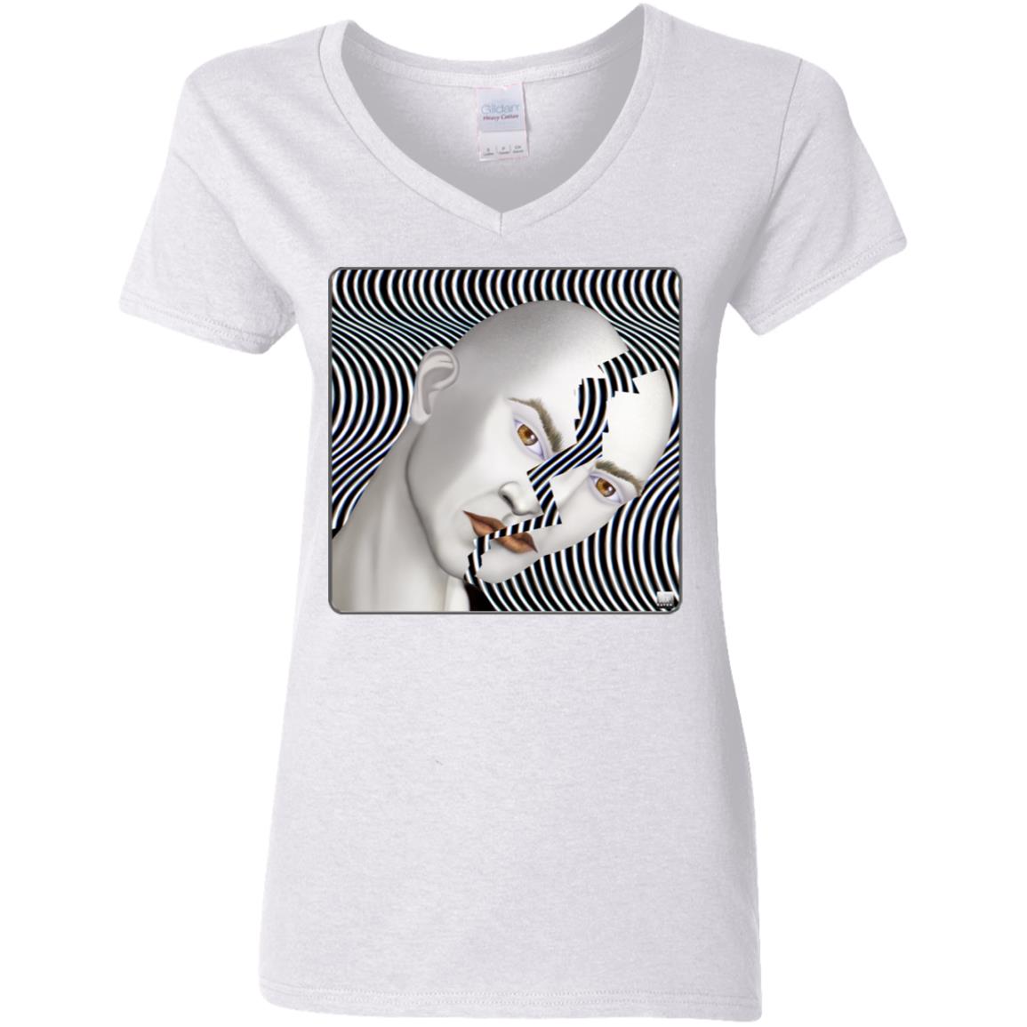 Cracked Before Coffee - Women's V-Neck T Shirt