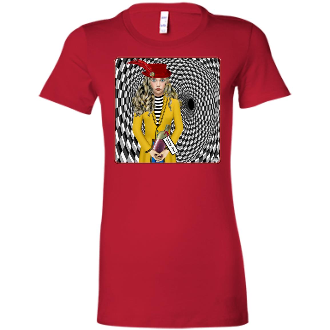 portrait of alice - Women's Fitted T-Shirt