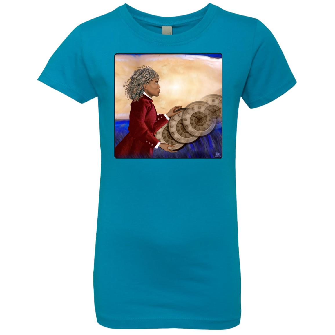 RUSHING TIME - Girl's Premium Cotton T-Shirt