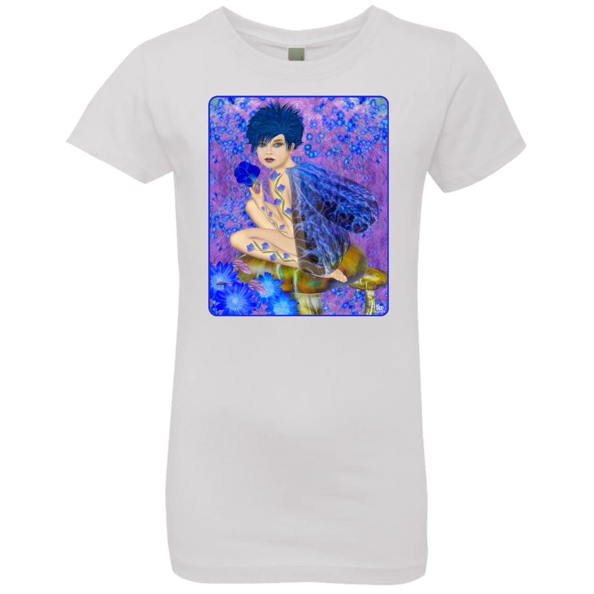 Blue Fairy - Girl's Premium Cotton T-Shirt