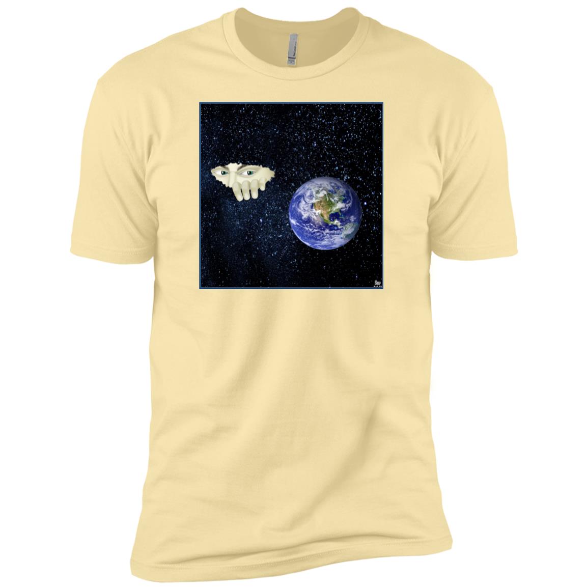SOMEWHERE OUT THERE - Men's Premium Fitted T-Shirt