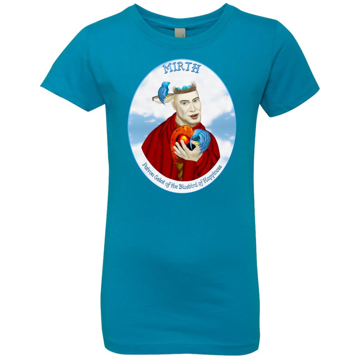 MIRTH - Oval - Girl's Premium Cotton T-Shirt