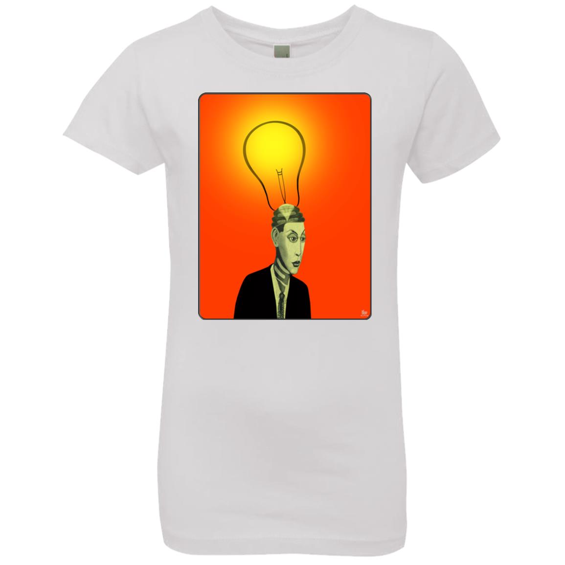 BRIGHT IDEA - Girl's Premium Cotton T-Shirt