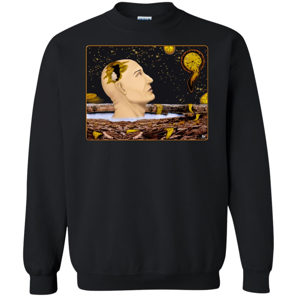 EARTH TIME RUNNING OUT - Men's Crew Neck Sweatshirt