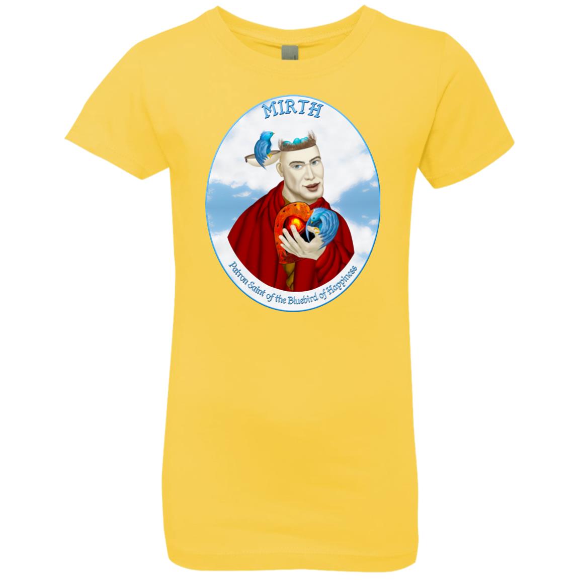 MIRTH - Oval - Girl's Premium Cotton T-Shirt