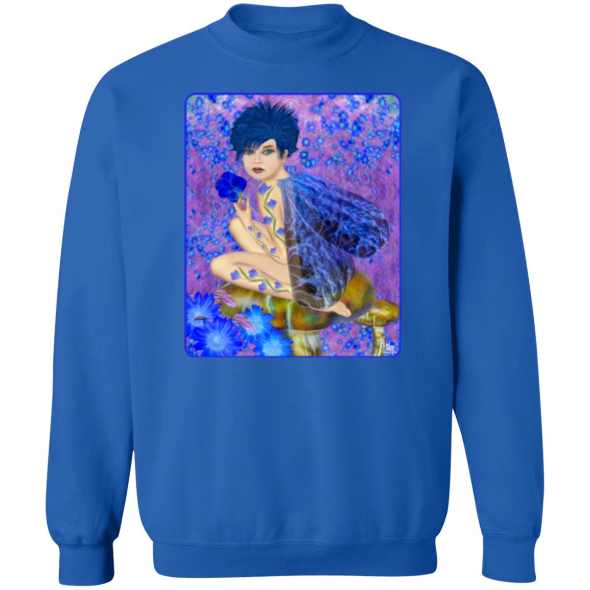 Blue Fairy - Unisex Crew Neck Sweatshirt
