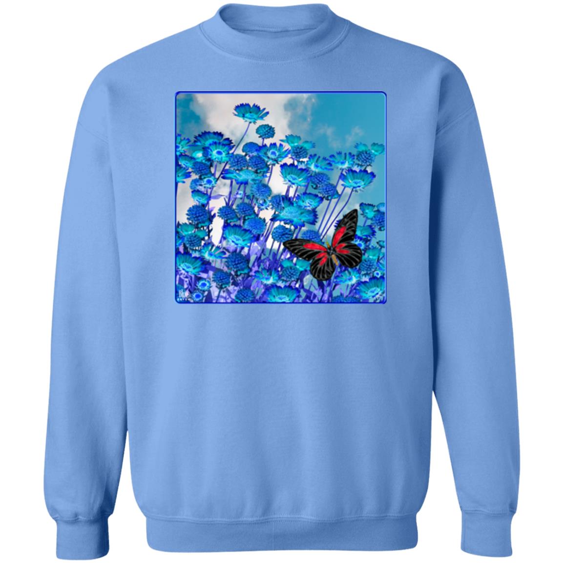 Blue Daisies - Unisex Crew Neck Sweatshirt