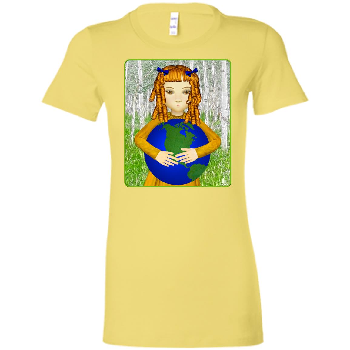 Save My World - Women's Fitted T-Shirt