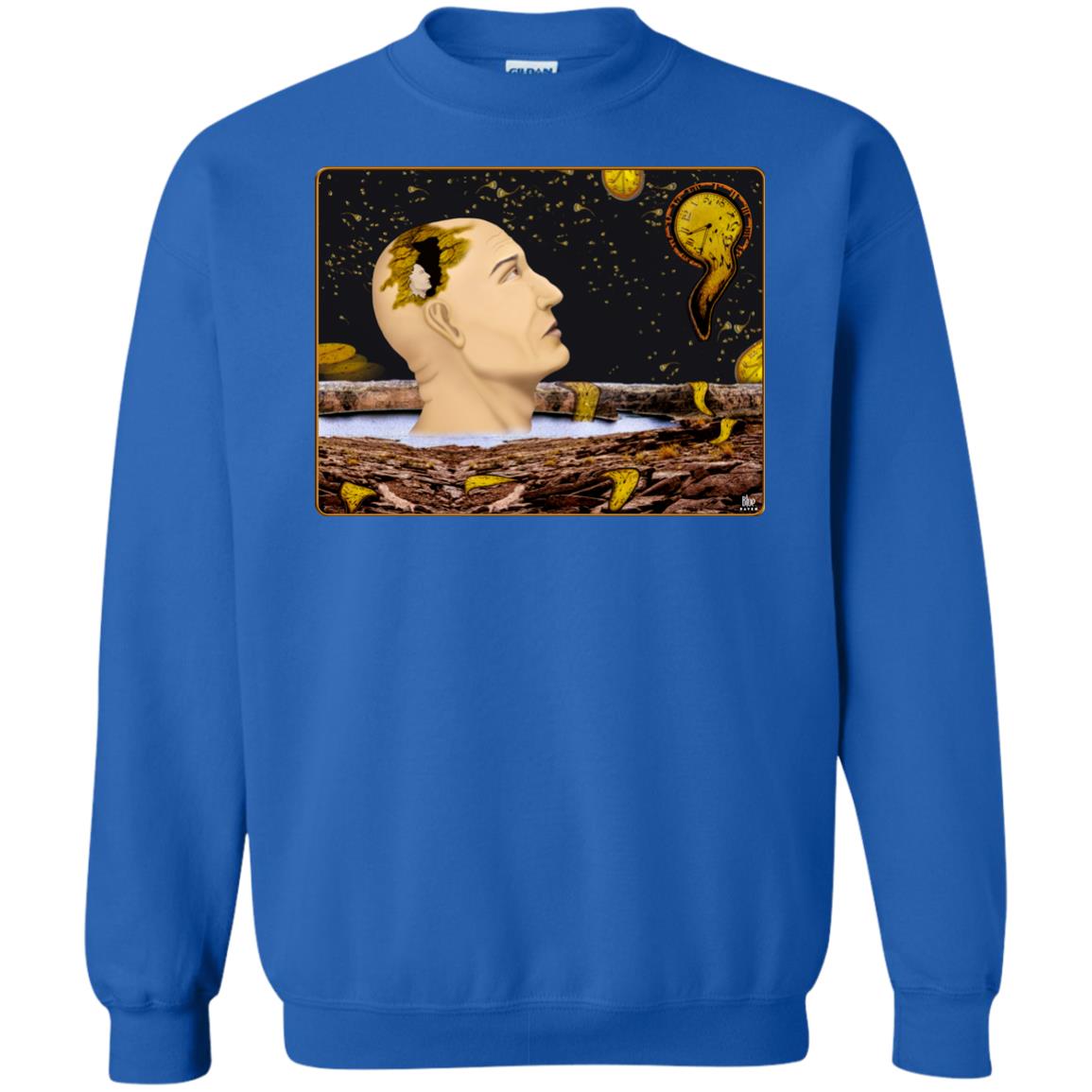 EARTH TIME RUNNING OUT - Men's Crew Neck Sweatshirt