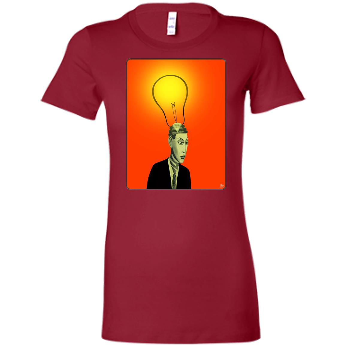 BRIGHT IDEA - Women's Fitted T-Shirt