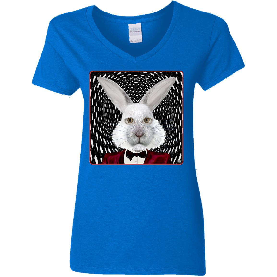 The White Rabbit - Women's V-Neck T Shirt