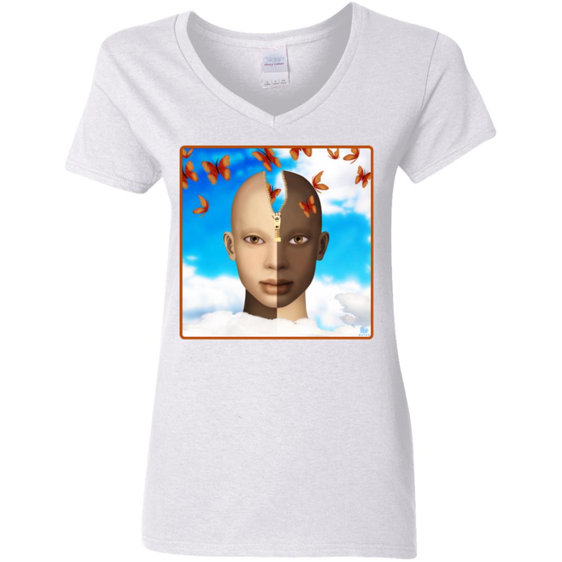Color Of Our Thoughts - Women's V-Neck T Shirt