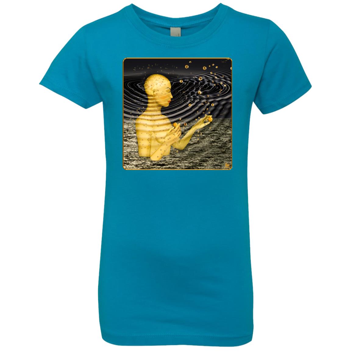Ripples In The Multiverse - Girl's Premium Cotton T-Shirt