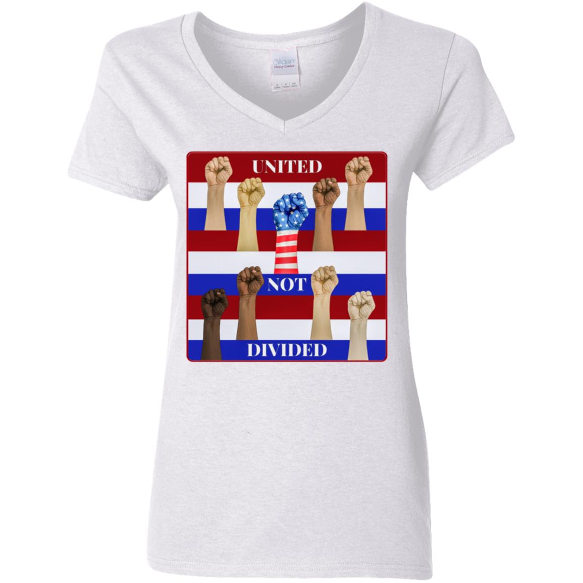 United Not Divided - Women's V-Neck T Shirt