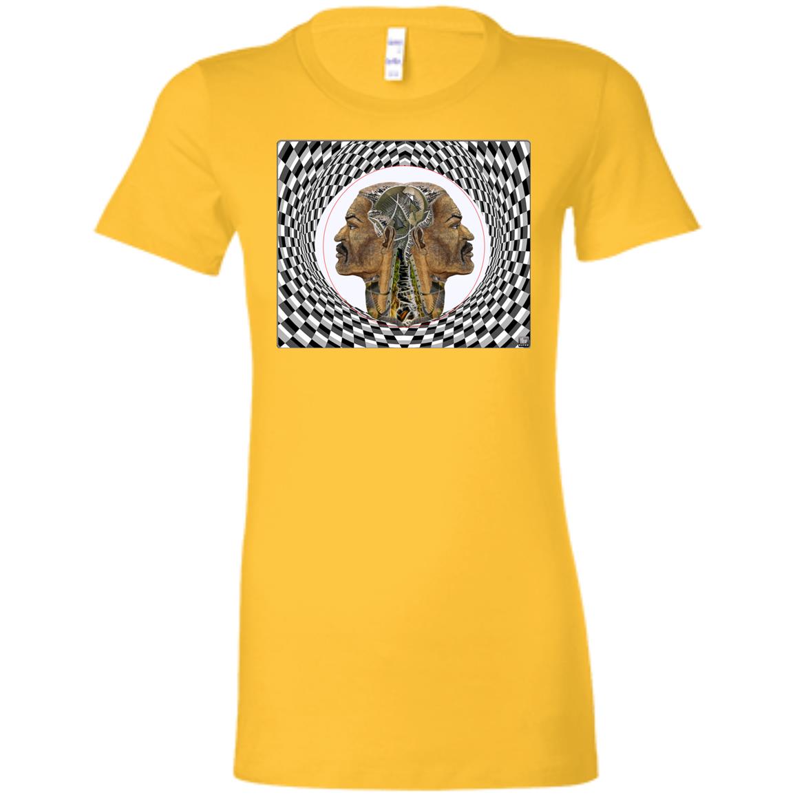 MAN IN THE MACHINE - Women's Fitted T-Shirt