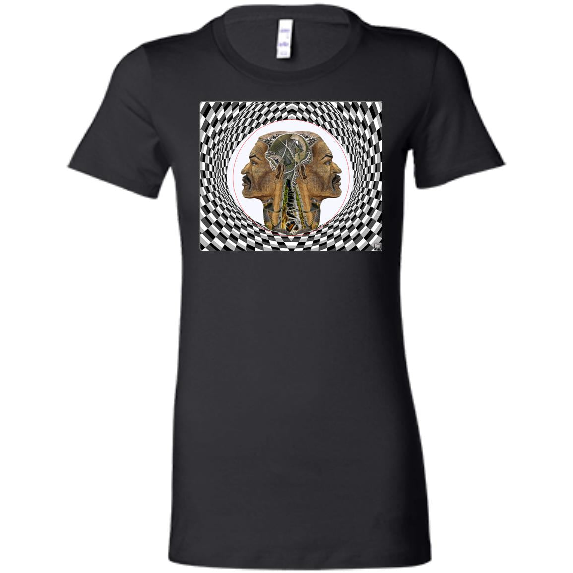 MAN IN THE MACHINE - Women's Fitted T-Shirt