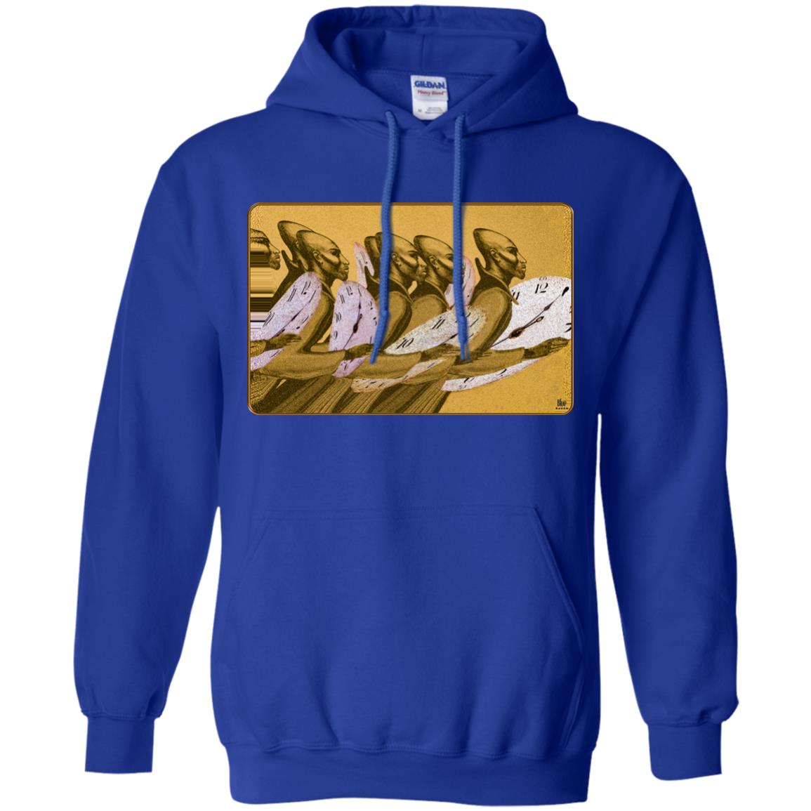 Time Marching On - Gold - Adult Hoodie
