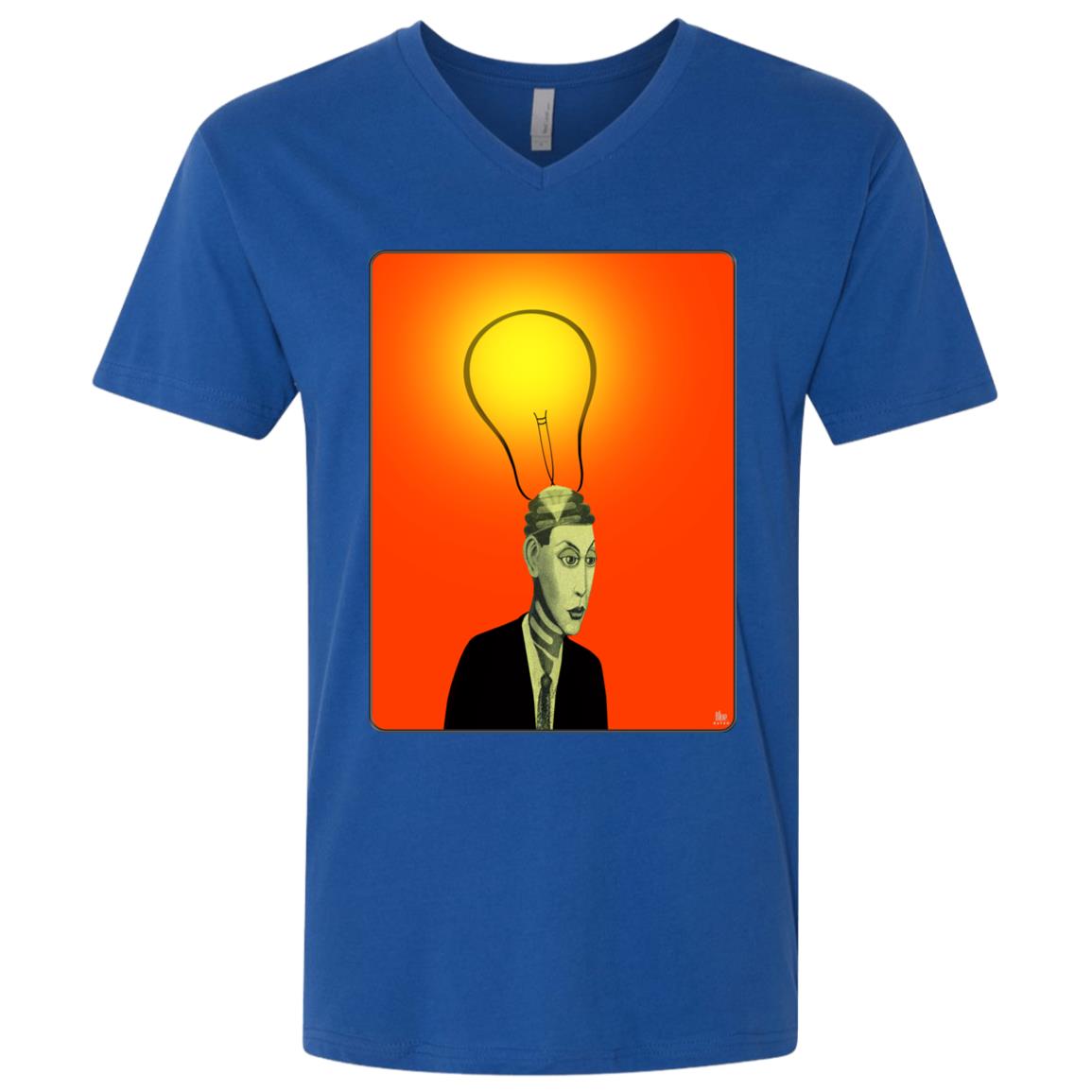 Bright Idea - Men's Premium V-Neck T-Shirt