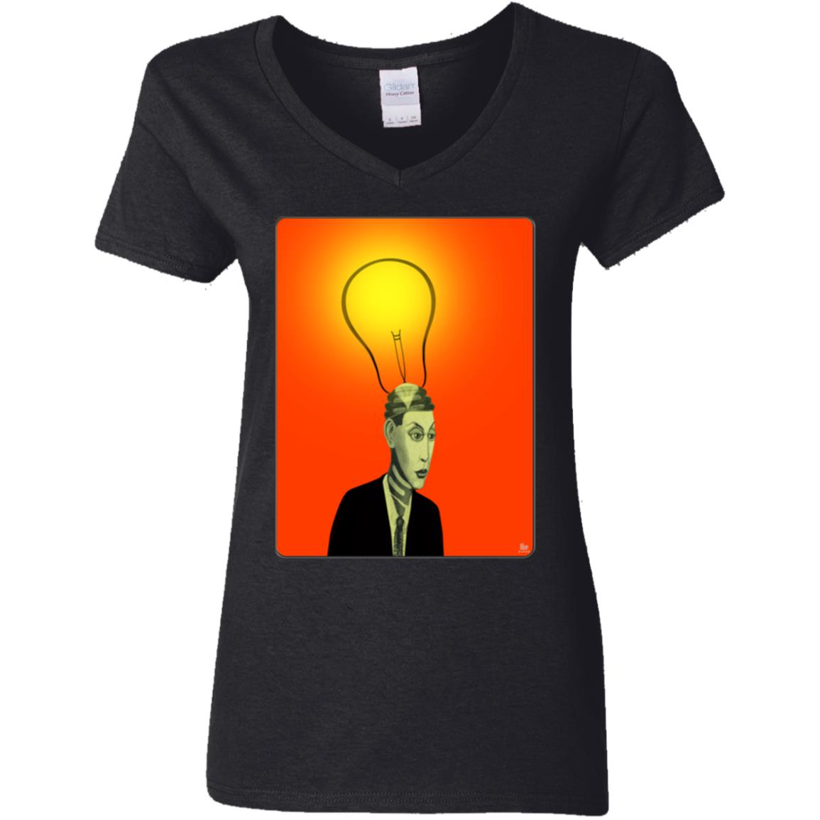 Bright Idea - Women's V-Neck T Shirt