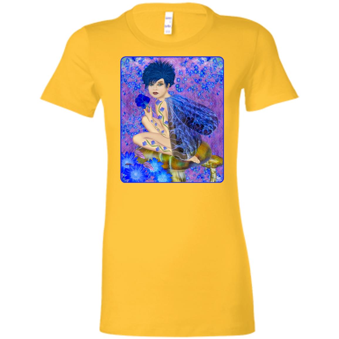 Blue Fairy - Women's Fitted T-Shirt