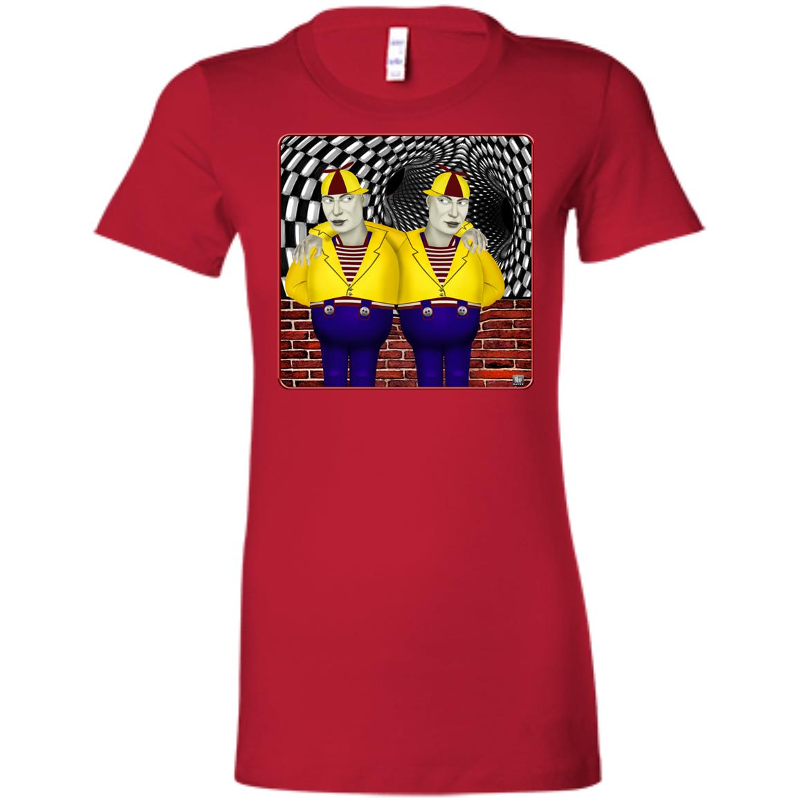 tweedledee and dum - Women's Fitted T-Shirt