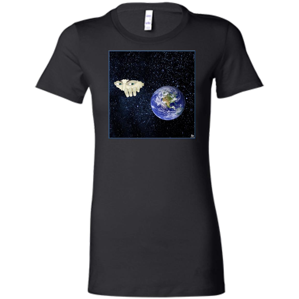 SOMEWHERE OUT THERE - Women's Fitted T-Shirt