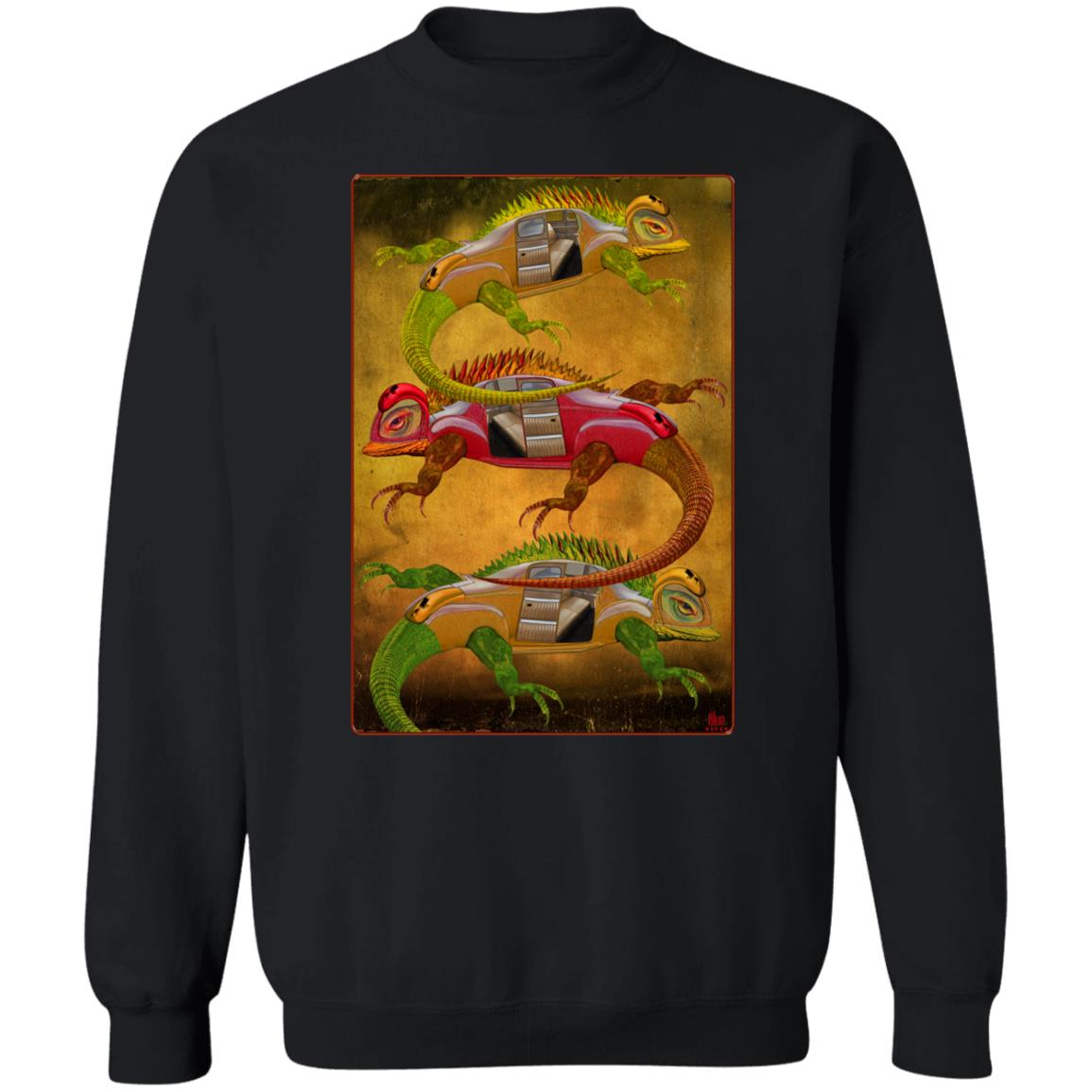 Uber Lizards - Unisex Crew Neck Sweatshirt