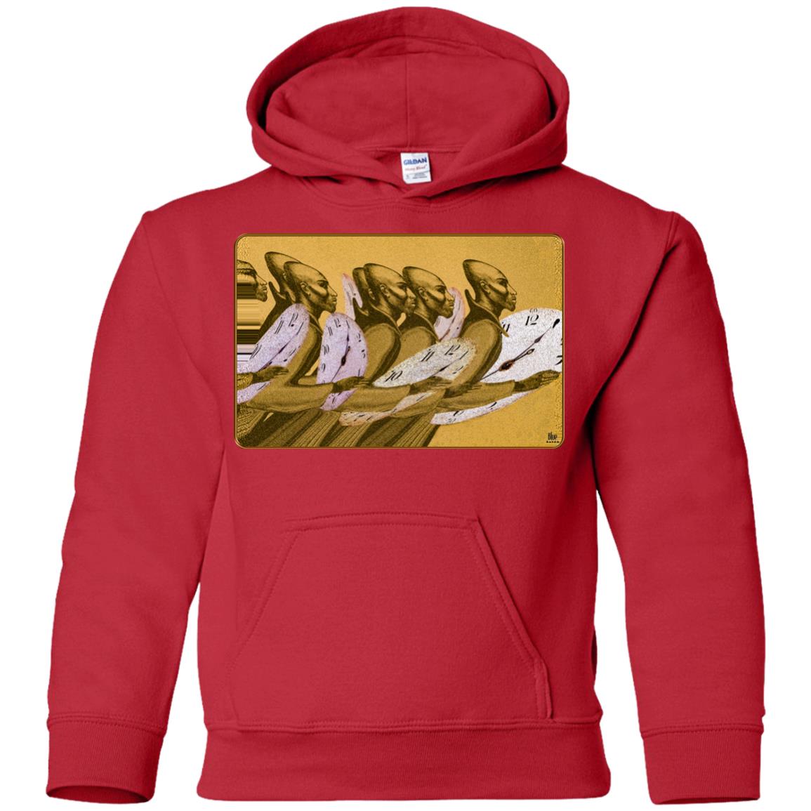 Time Marching On - Gold - Youth Hoodie
