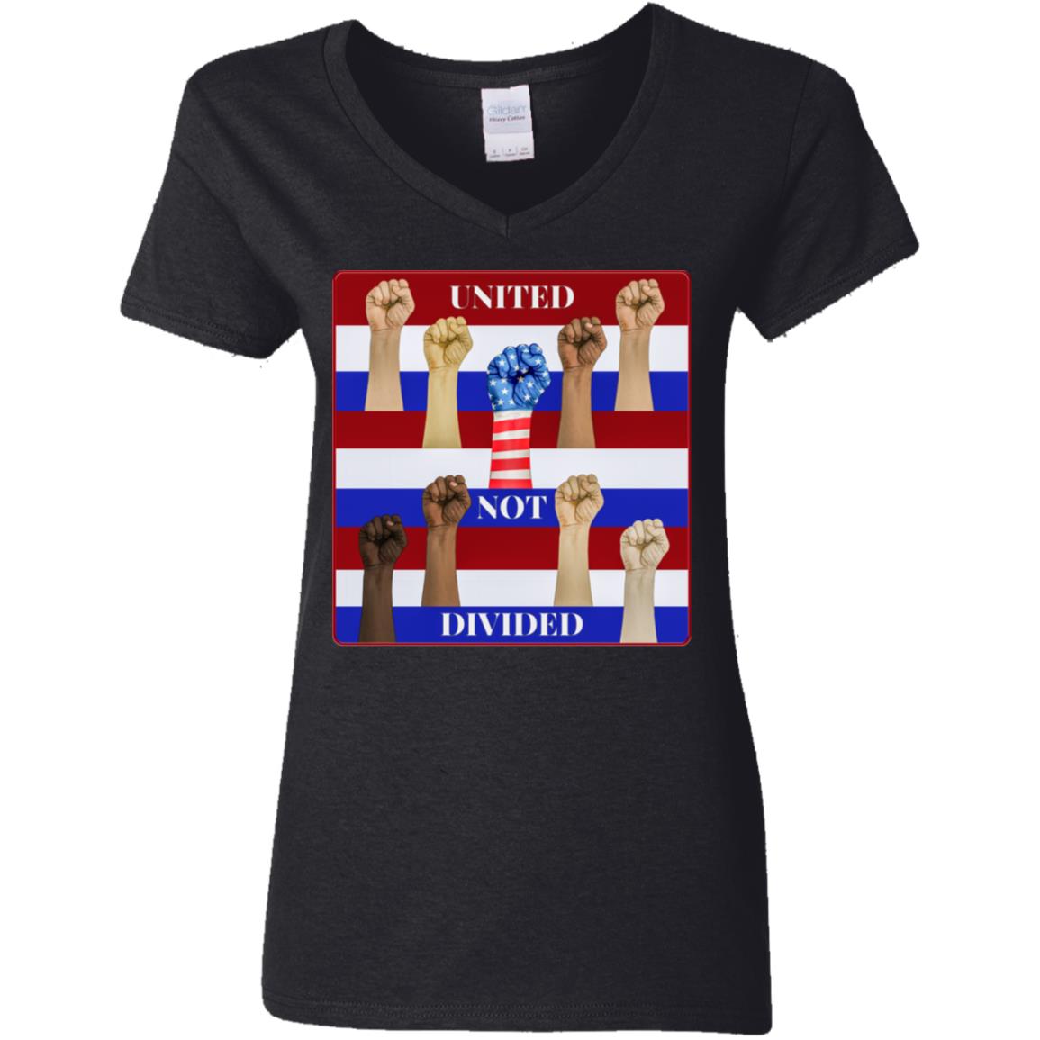 United Not Divided - Women's V-Neck T Shirt