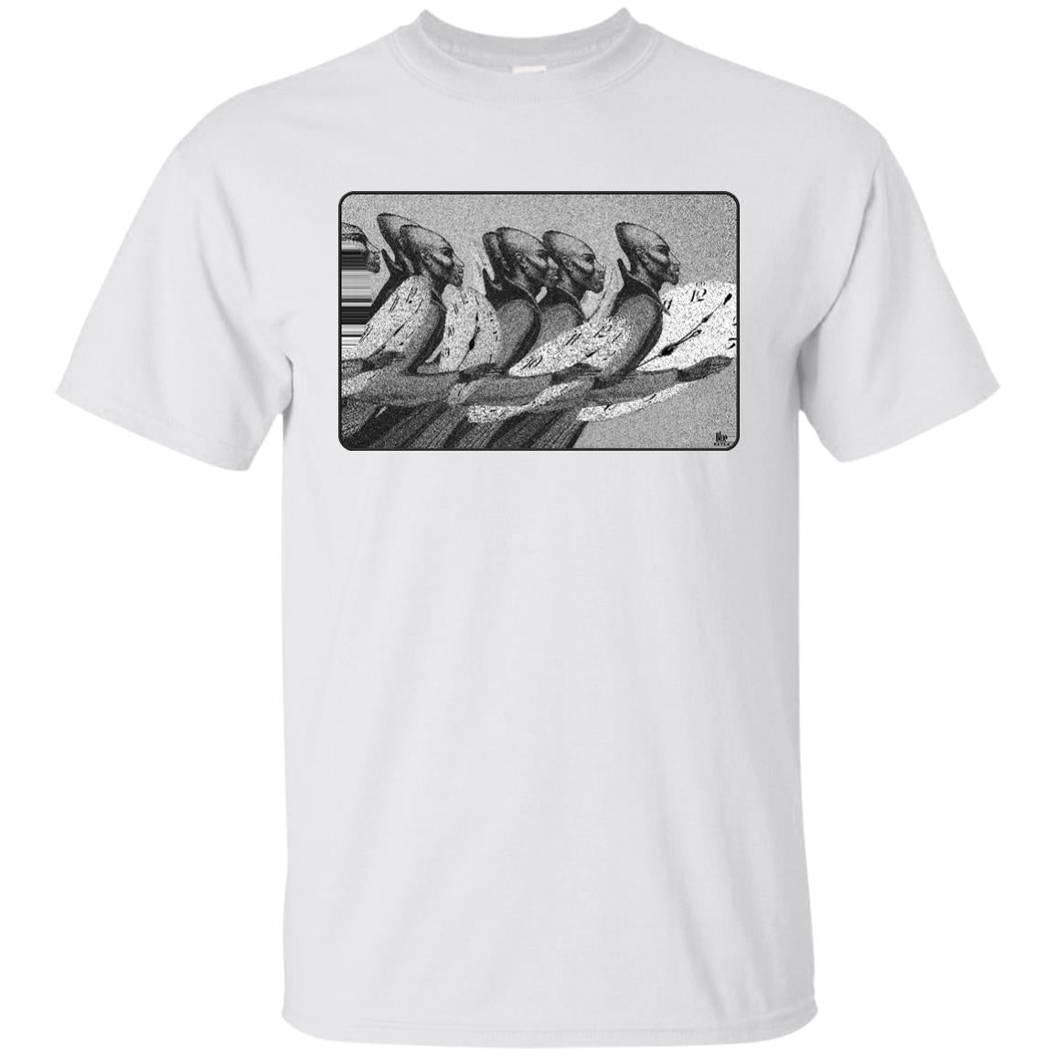 Time Marching On - B&W - Men's Classic Fit T-Shirt
