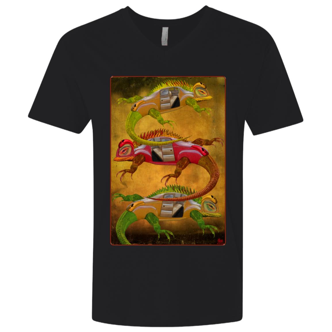 Uber Lizards - Men's Premium V-Neck T-Shirt