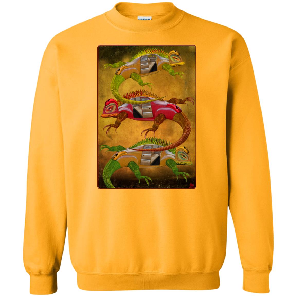 Uber Lizards - Men's Crew Neck Sweatshirt