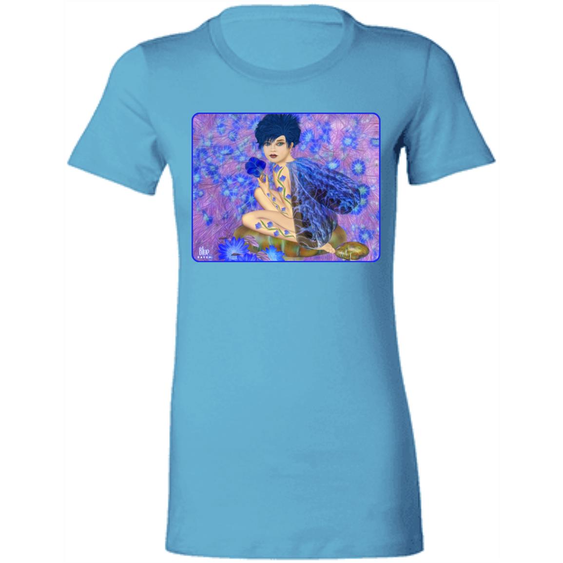 Blue Fairy -Women's Fitted T-Shirt