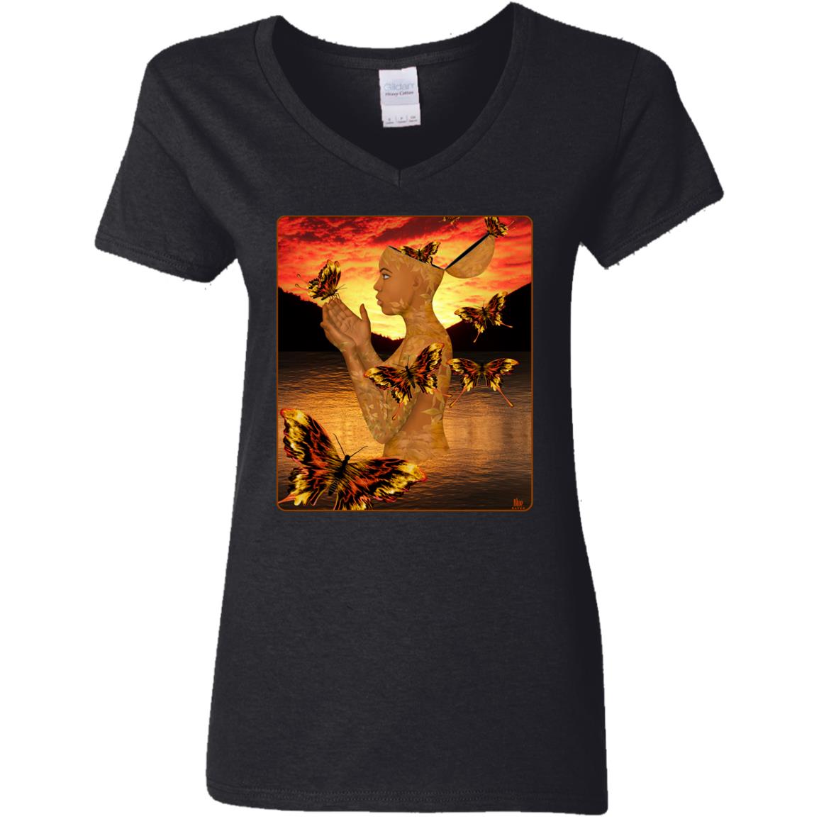 Mother Earth - Women's V-Neck T Shirt