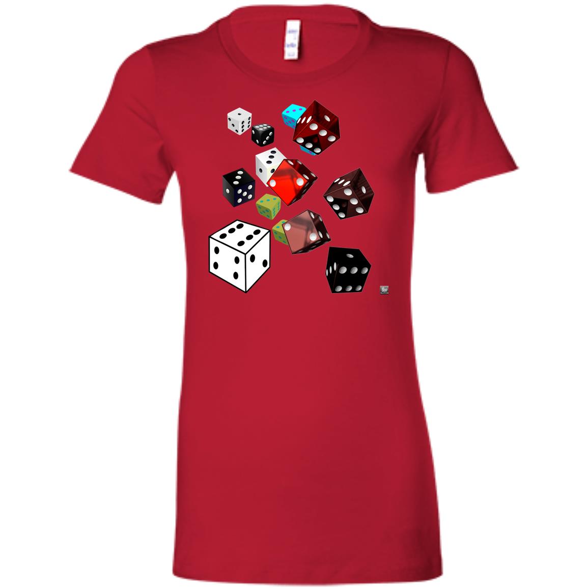 roll of the dice - Women's Fitted T-Shirt